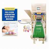 Dvojna barva Avtomatski Mehurček Kopel Sol žoga press stroj krožna ustvarjalna kopel kroglica v prahu stroj za oblikovanje